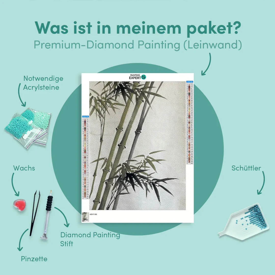 Diamond Painting Bambus im Wind Japan - Image 6