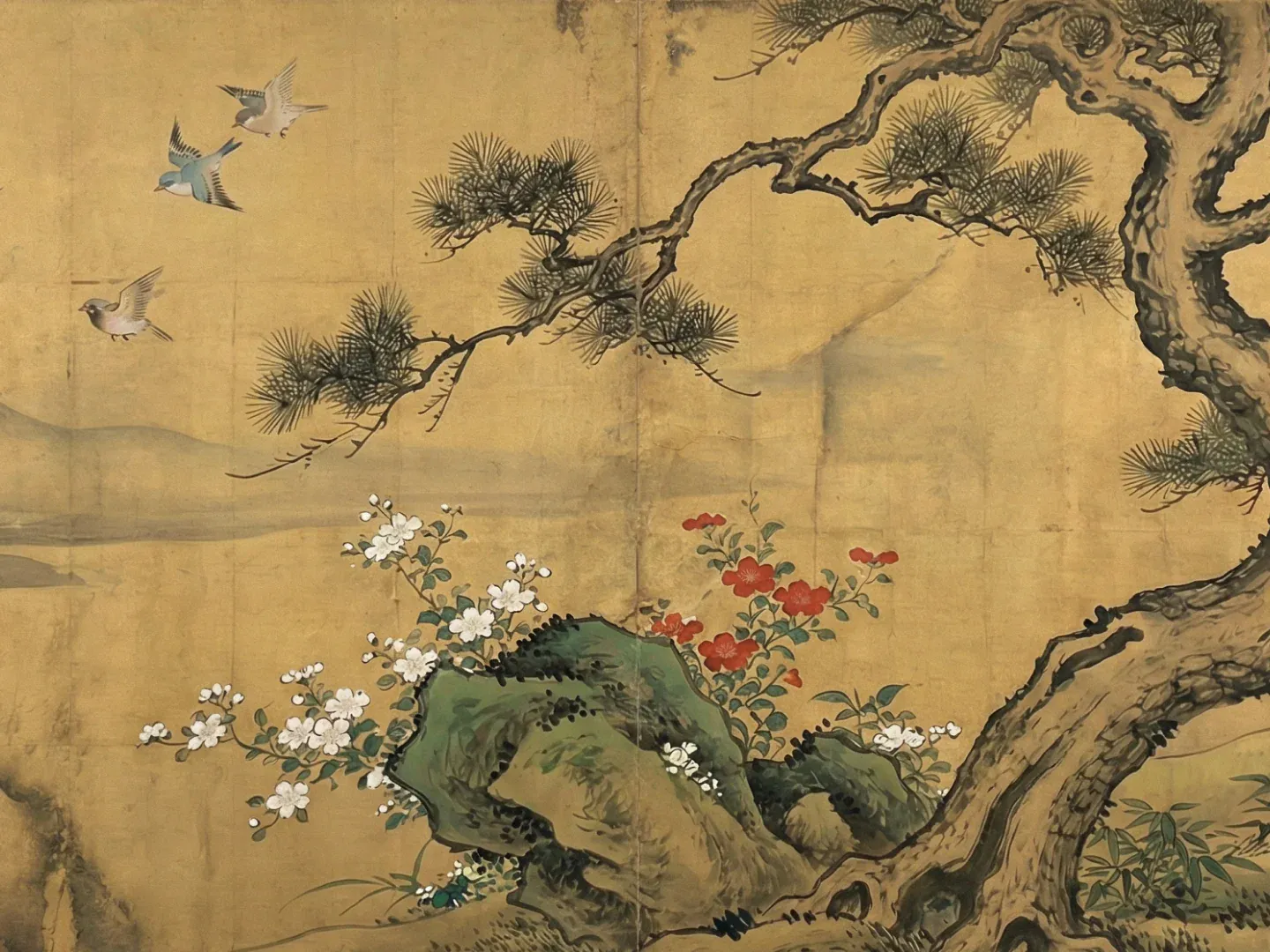 Diamond Painting Blüte unter der alten Kiefer Japan - Image 3