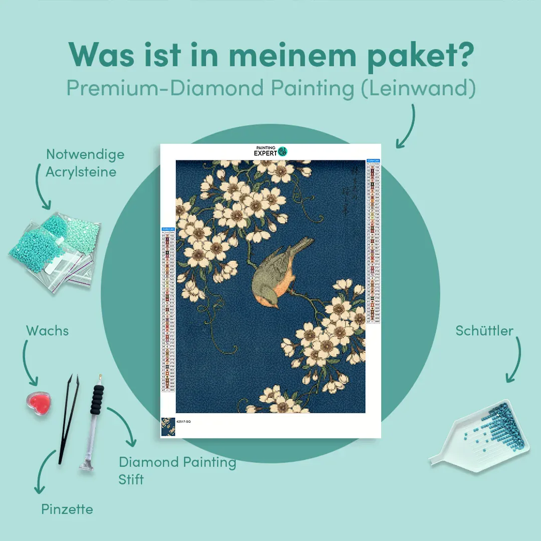 Diamond Painting Blütennacht Japan - Image 6