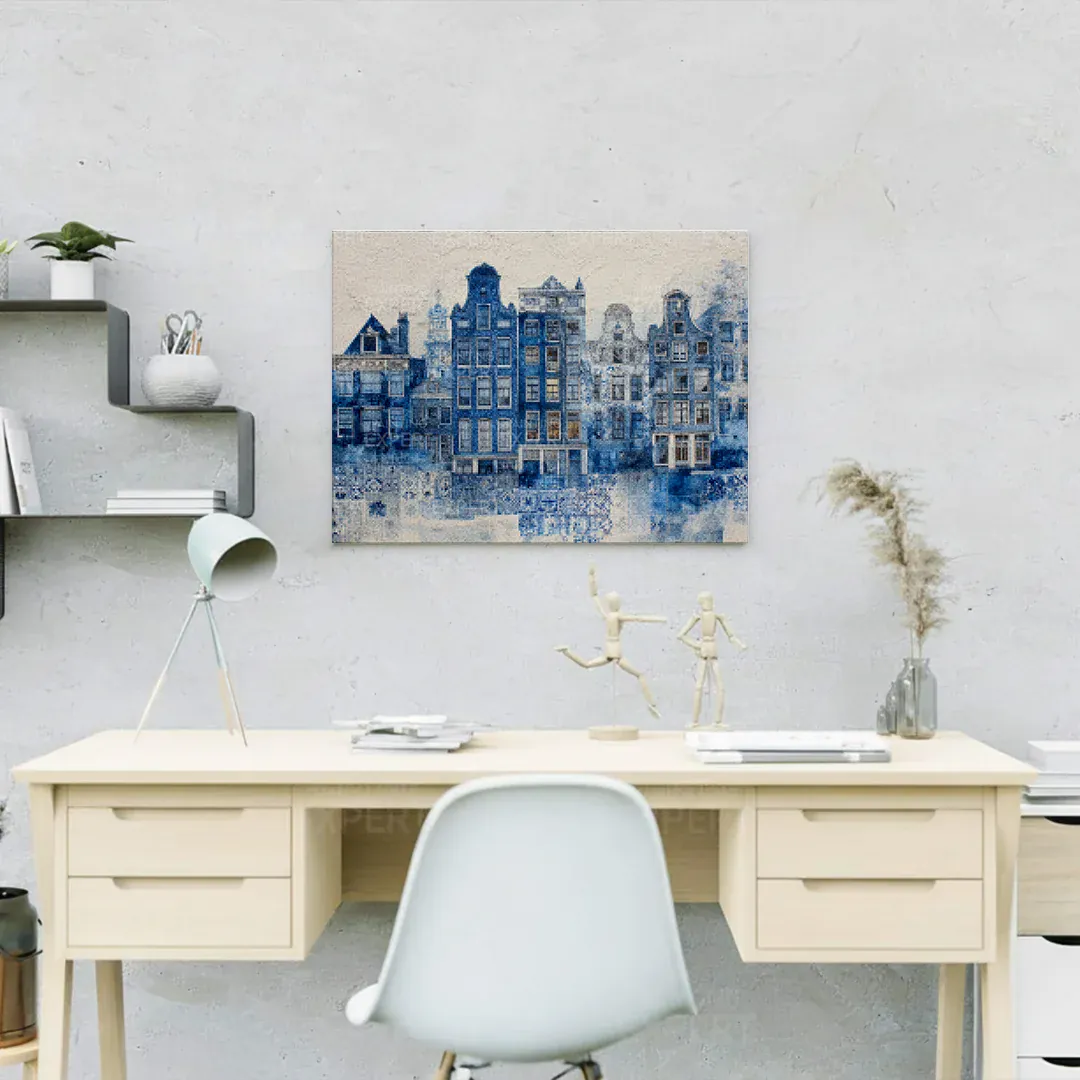 Diamond Painting Collage von Delft, in Delfter Blau - Image 4