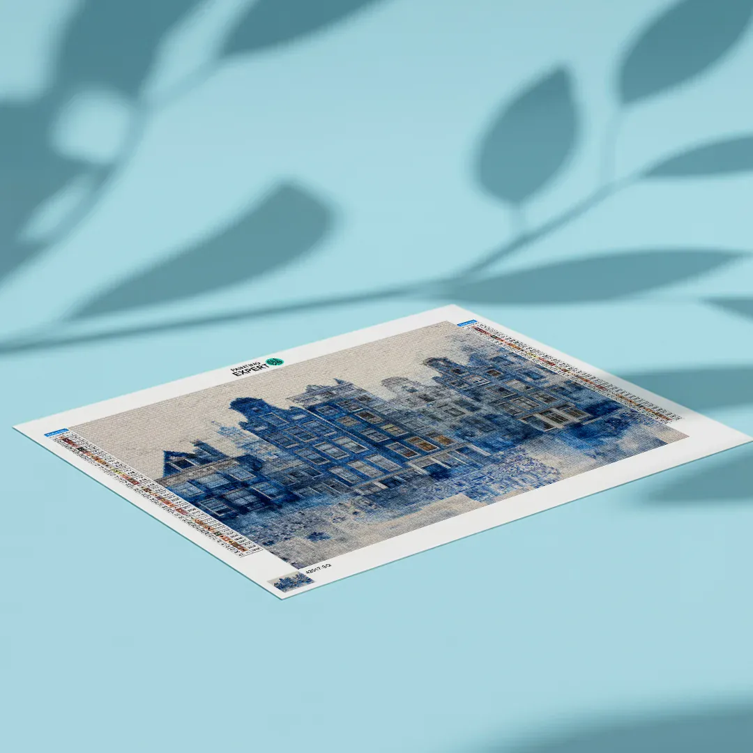 Diamond Painting Collage von Delft, in Delfter Blau - Image 5