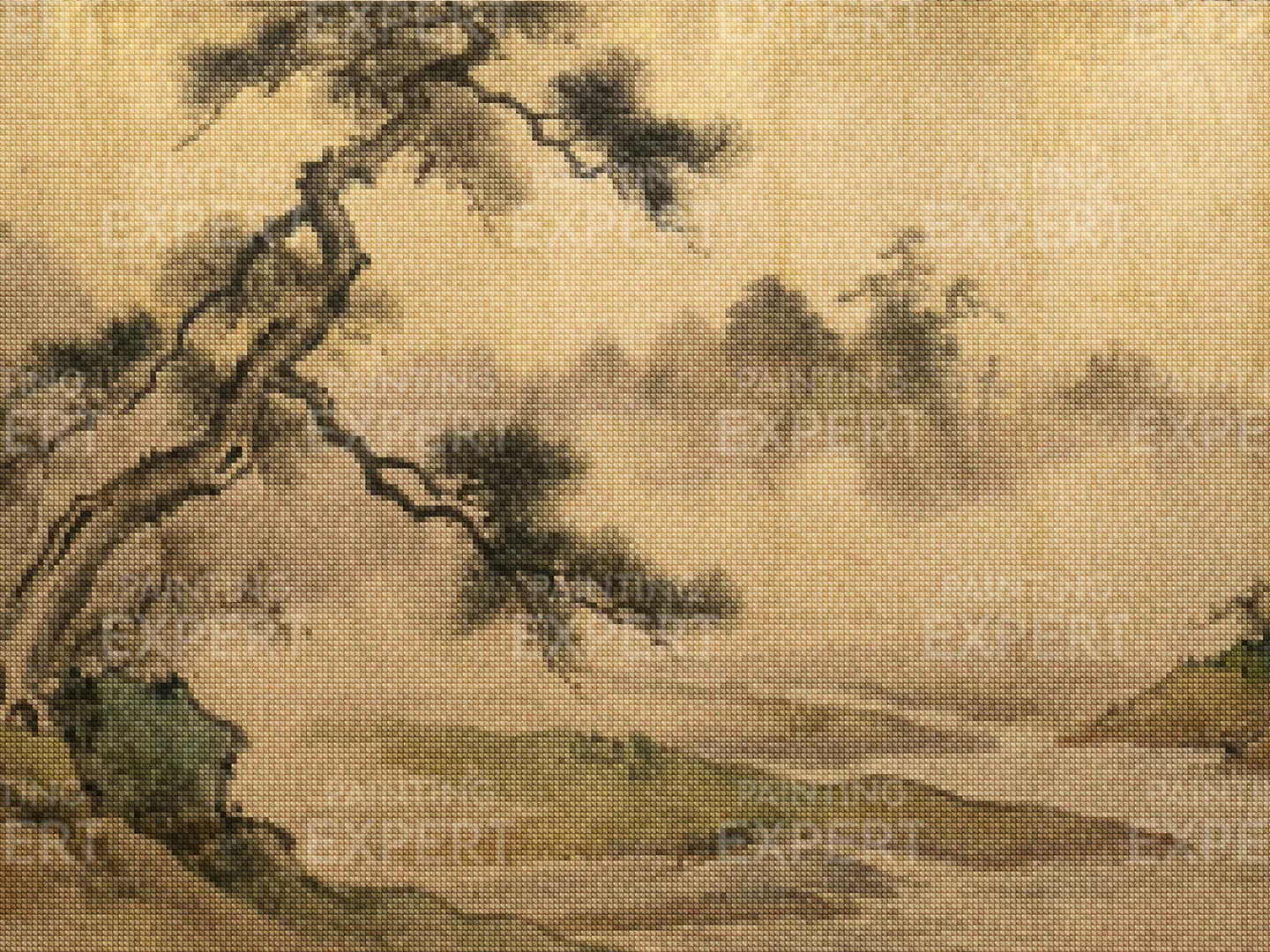 Diamond Painting Nebliges Tal Japan - Image 2