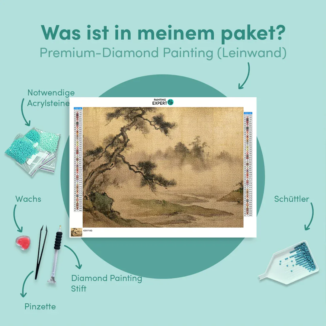 Diamond Painting Nebliges Tal Japan - Image 6