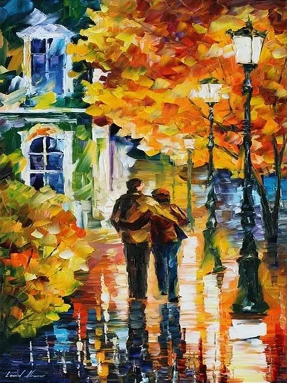 Diamond Painting Stadt Kunst