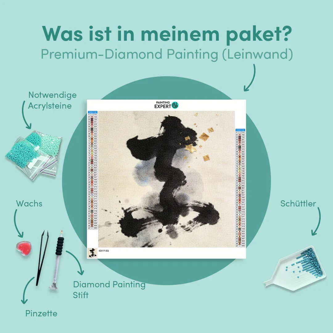 Diamond Painting Tanz aus Tinte Japan - Image 6