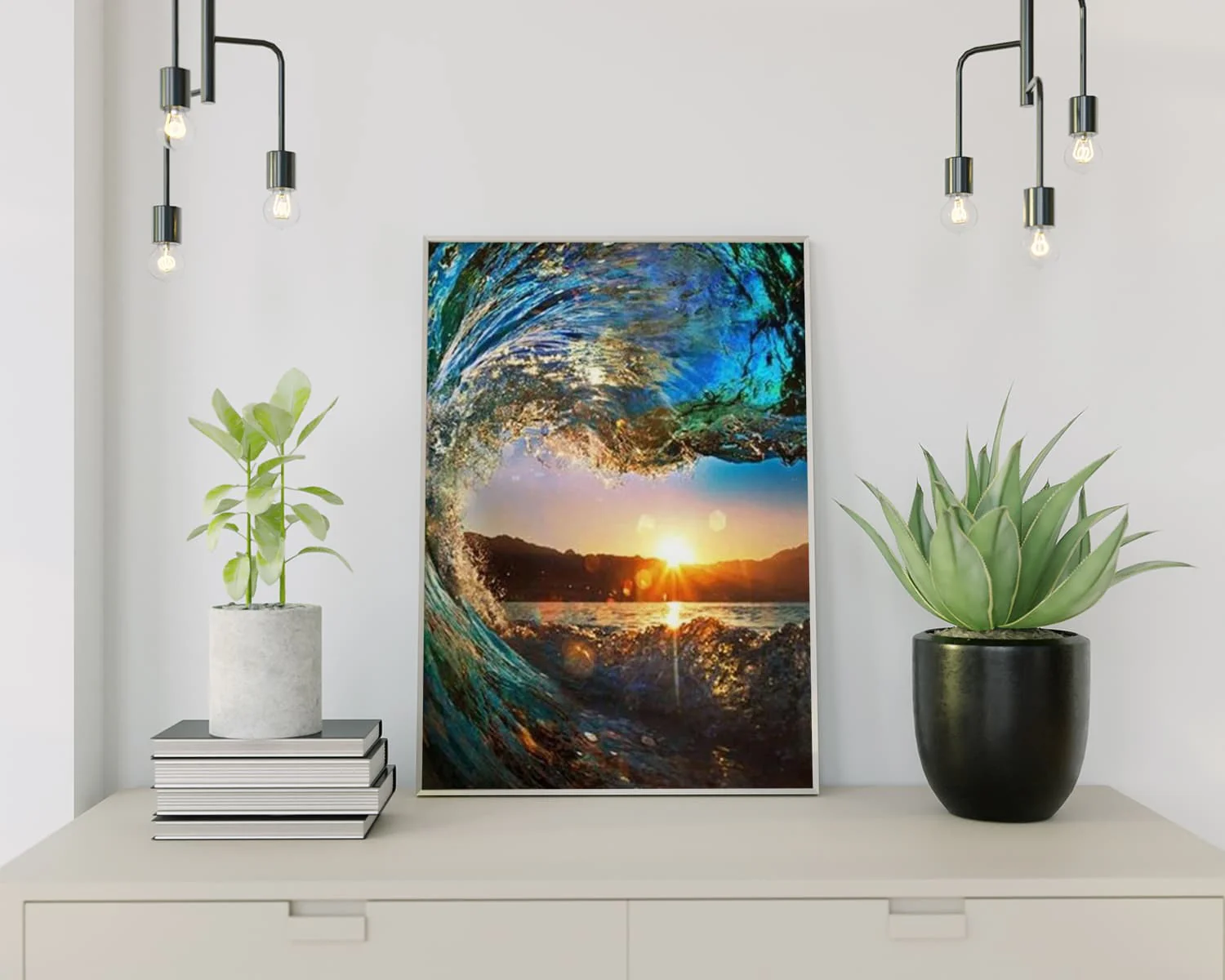 Diamond Painting Wellen mit Sonne - Image 2