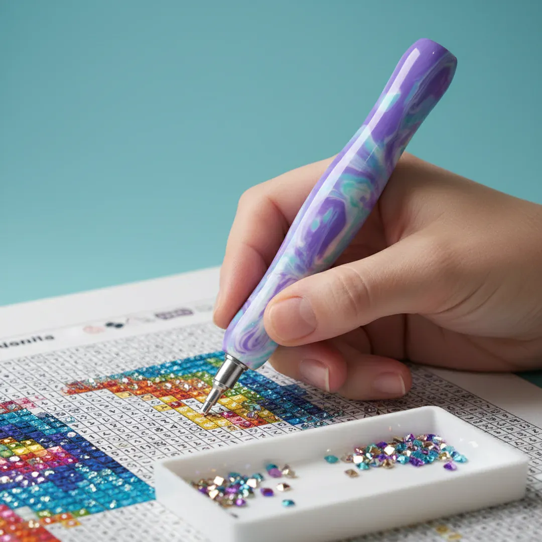 Dreh-&-Setz Präzisionsstift – Polarlicht-Flieder (Gewinde) - Image 3
