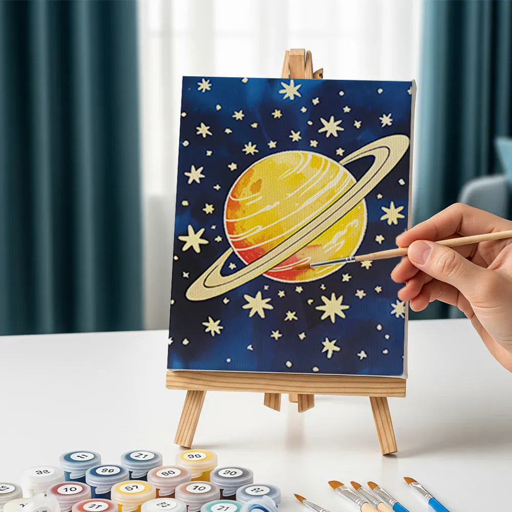 Malen nach Zahlen – 6 Mini-Gemälde - Außerhalb dieser Welt - Image 7