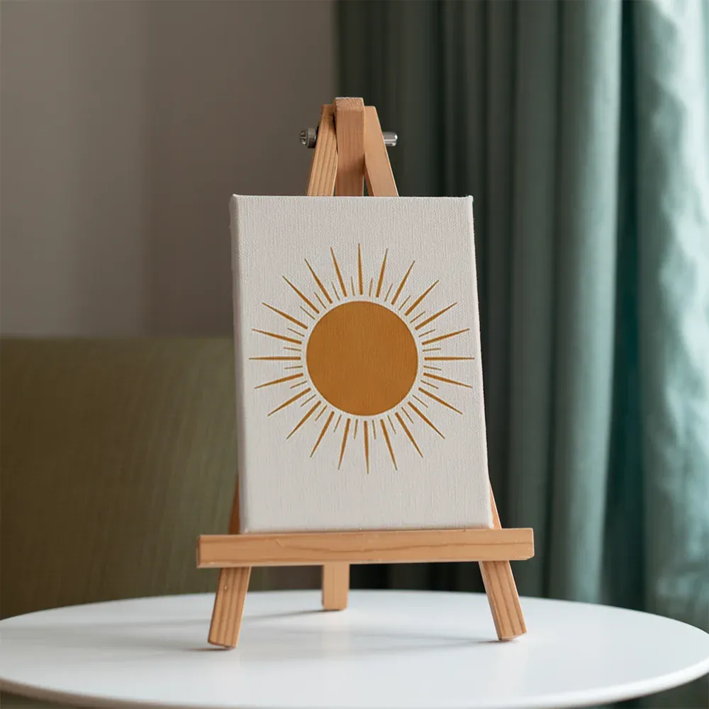 Malen nach Zahlen – 6 Mini-Gemälde - Boho Linienkunst & Natur - Image 4