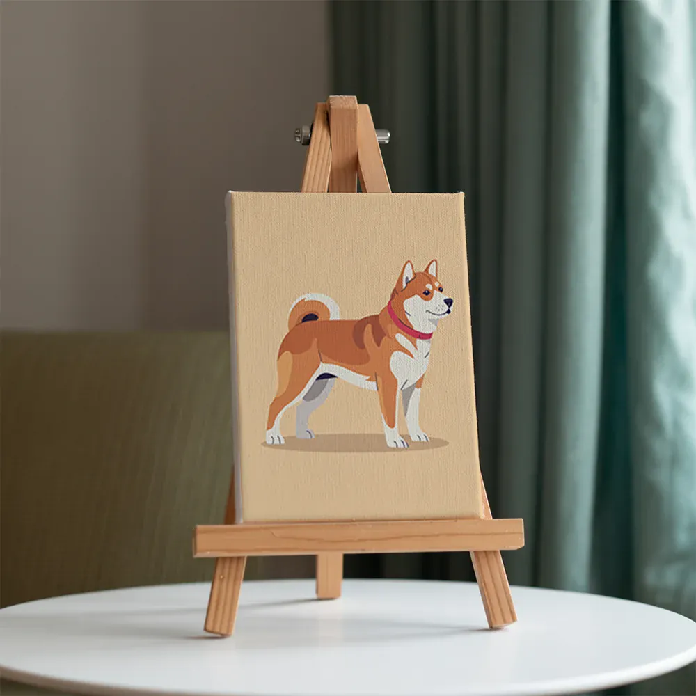 Malen nach Zahlen – 6 Mini-Gemälde - Die Dog-Days-Kollektion - Image 4