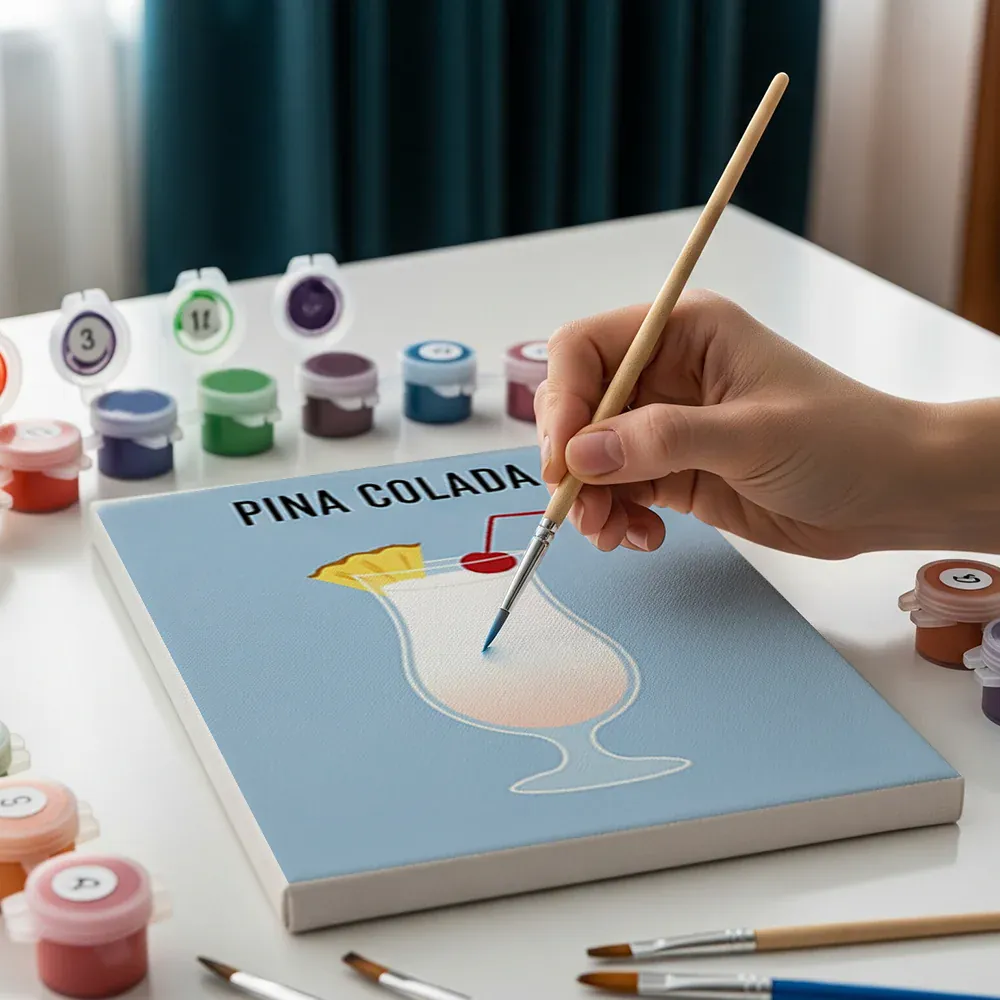 Malen nach Zahlen – 6 Mini-Gemälde - Die Kunst des Schenkens - Image 8