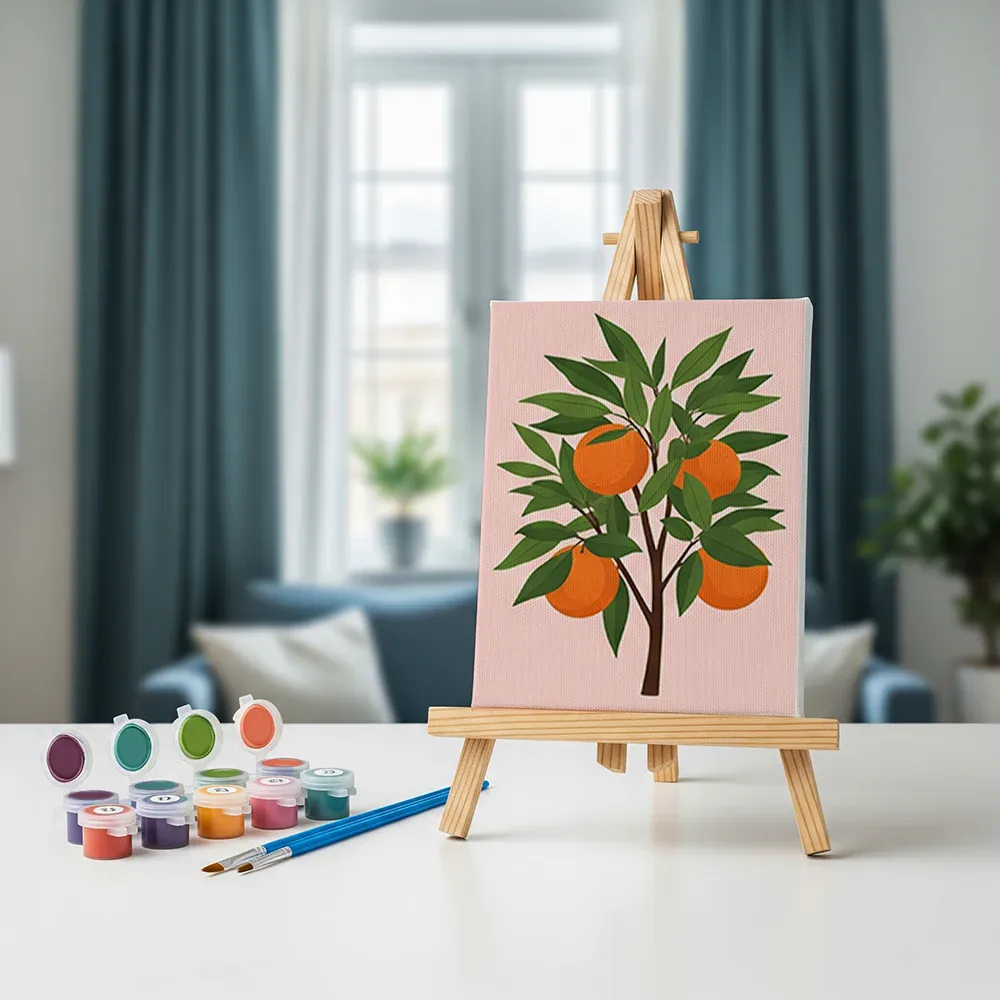 Malen nach Zahlen – 6 Mini-Gemälde - Die Obstkollektion - Image 3
