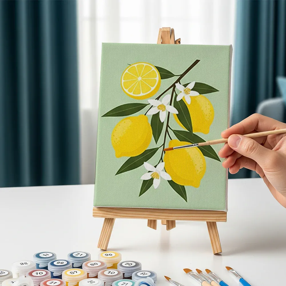 Malen nach Zahlen – 6 Mini-Gemälde - Die Obstkollektion - Image 7