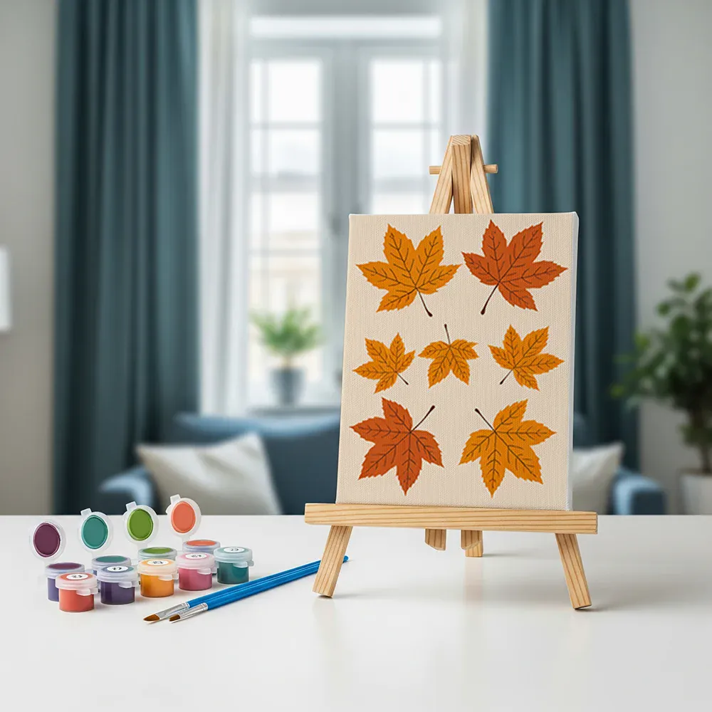 Malen nach Zahlen – 6 Mini-Gemälde - Gemütliche Herbst-Essentials - Image 3