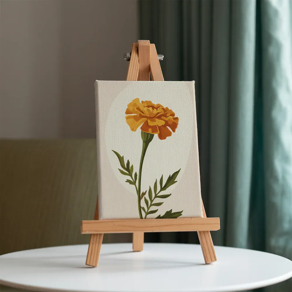 Malen nach Zahlen – 6 Mini-Gemälde - Herbstblüte - Image 4
