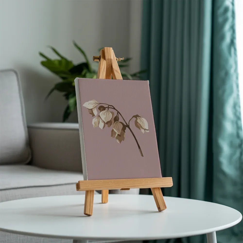 Malen nach Zahlen – 6 Mini-Gemälde - Hortensie Abschied - Image 6