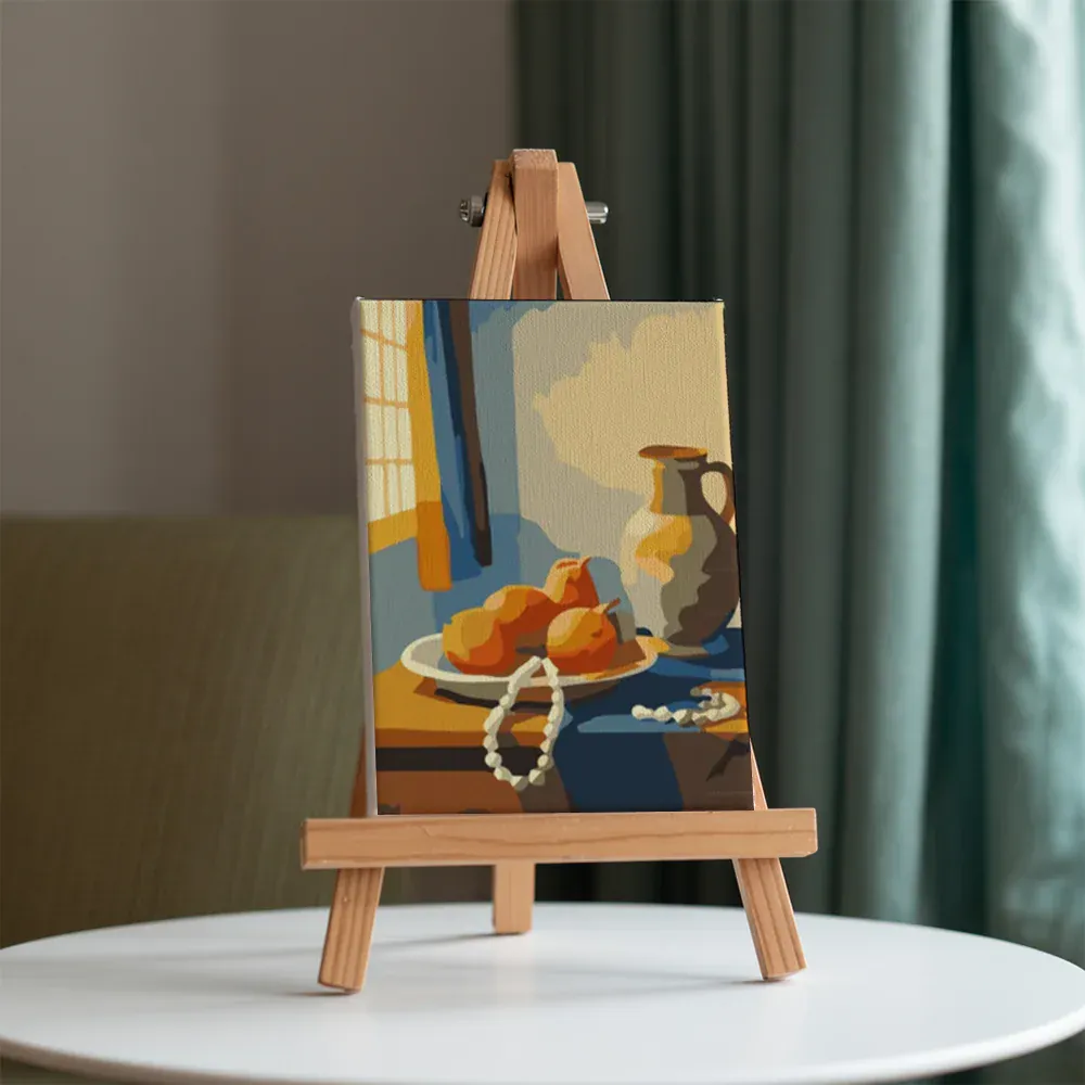 Malen nach Zahlen – 6 Mini-Gemälde - Mini-Kollektion von Johannes Vermeer - Image 5