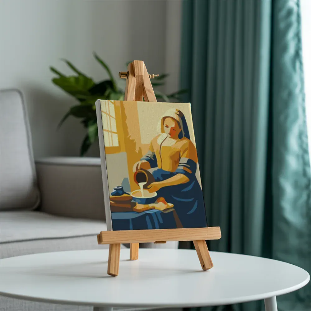 Malen nach Zahlen – 6 Mini-Gemälde - Mini-Kollektion von Johannes Vermeer - Image 7