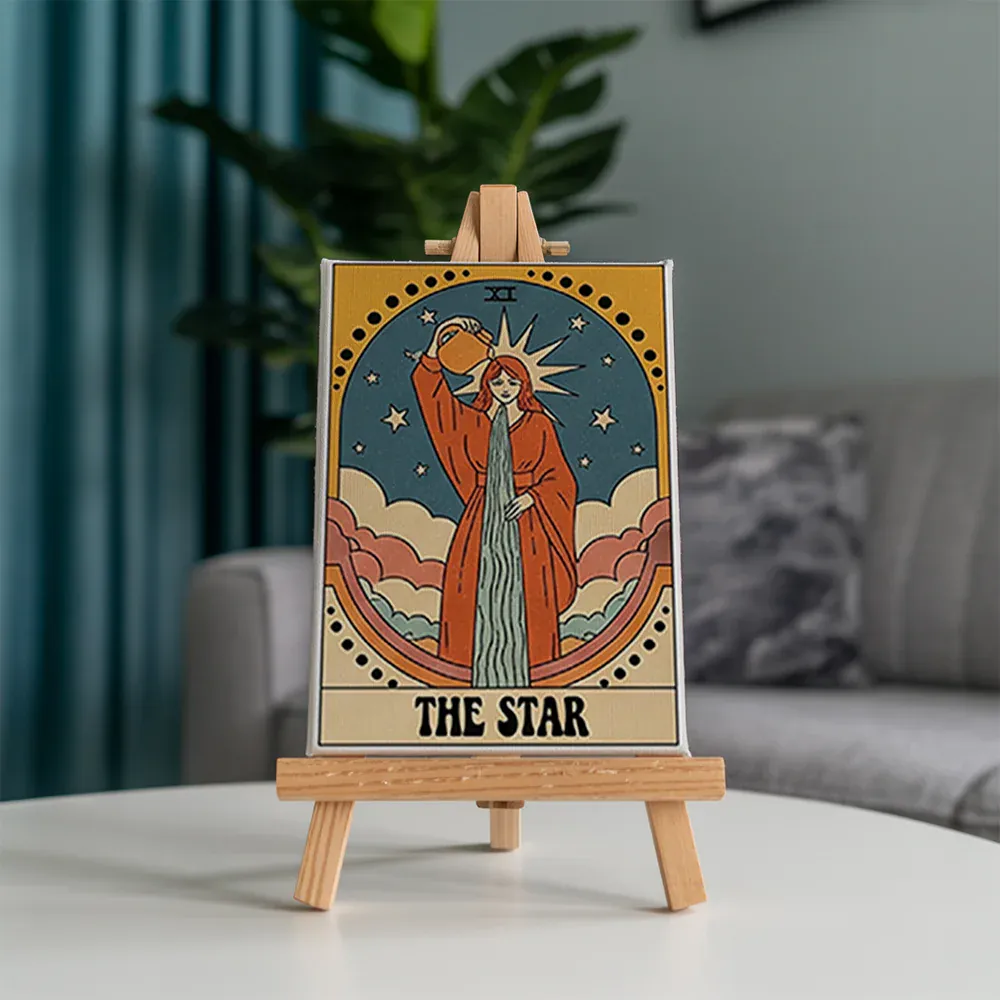 Malen nach Zahlen – 6 Mini-Gemälde - Tarot Vibe Kollektion - Image 5