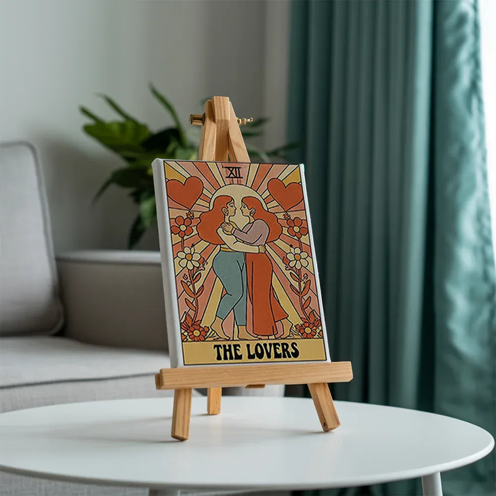 Malen nach Zahlen – 6 Mini-Gemälde - Tarot Vibe Kollektion - Image 6