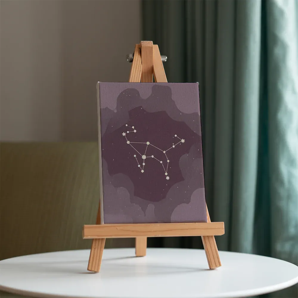 Malen nach Zahlen – 6 Mini-Gemälde - Verzauberter Himmel - Image 4