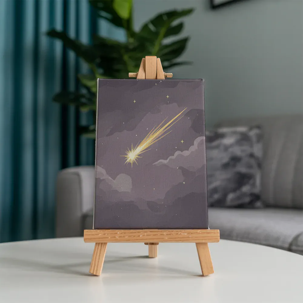 Malen nach Zahlen – 6 Mini-Gemälde - Verzauberter Himmel - Image 6