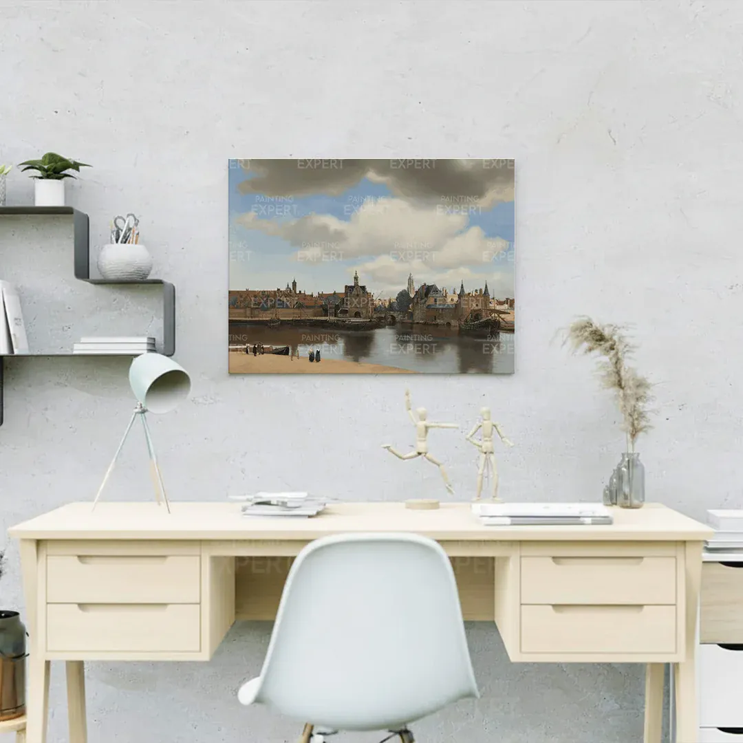 Malen nach Zahlen Ansicht von Delft - Image 3