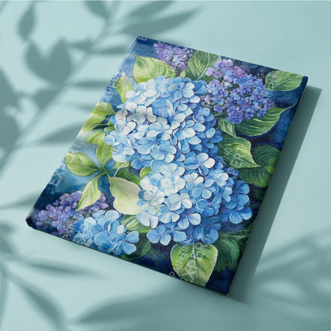 Malen nach Zahlen Blaue Hortensie - Image 3
