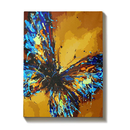 Malen nach Zahlen Blauer Schmetterling - Image 7