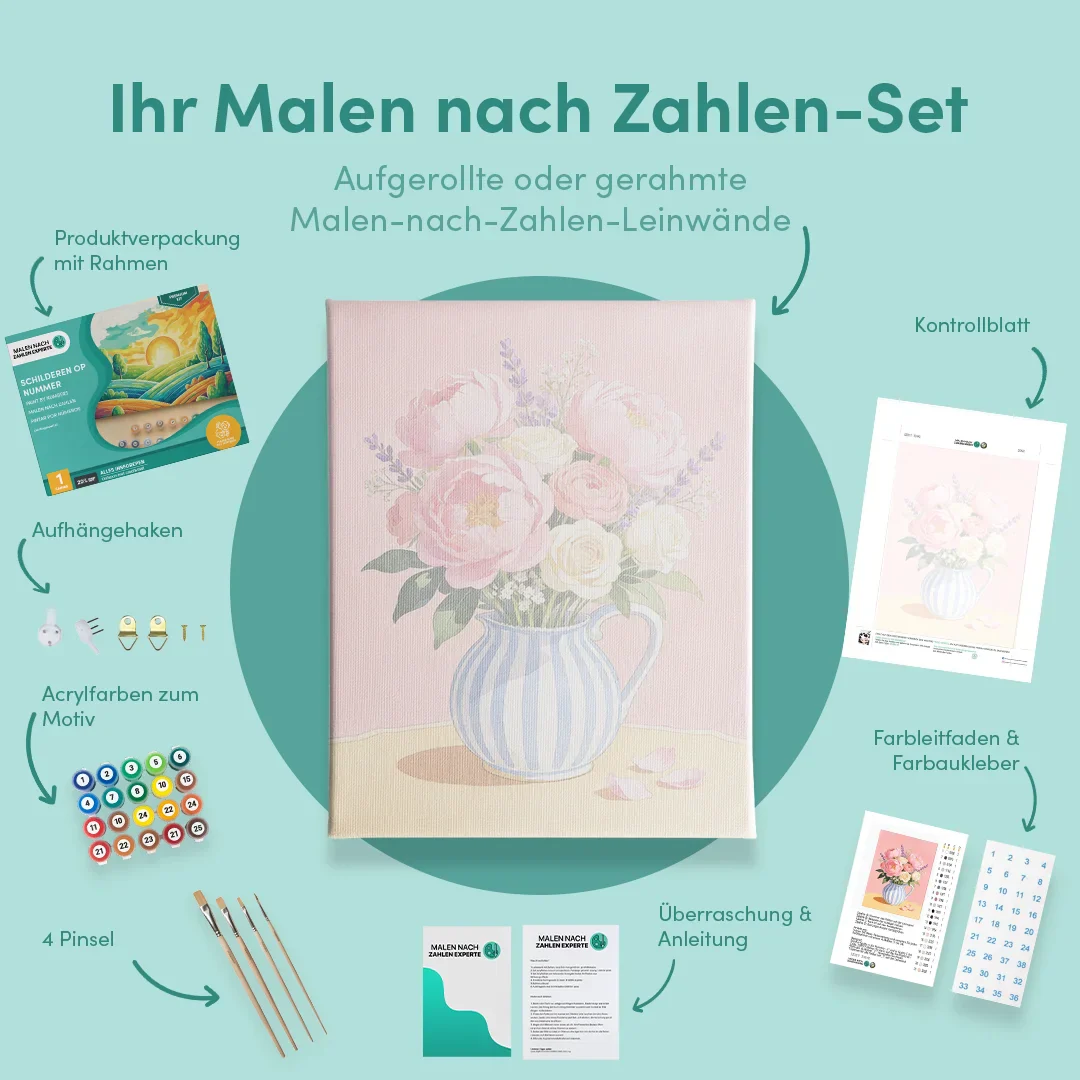 Malen nach Zahlen Blumentopf - Image 5