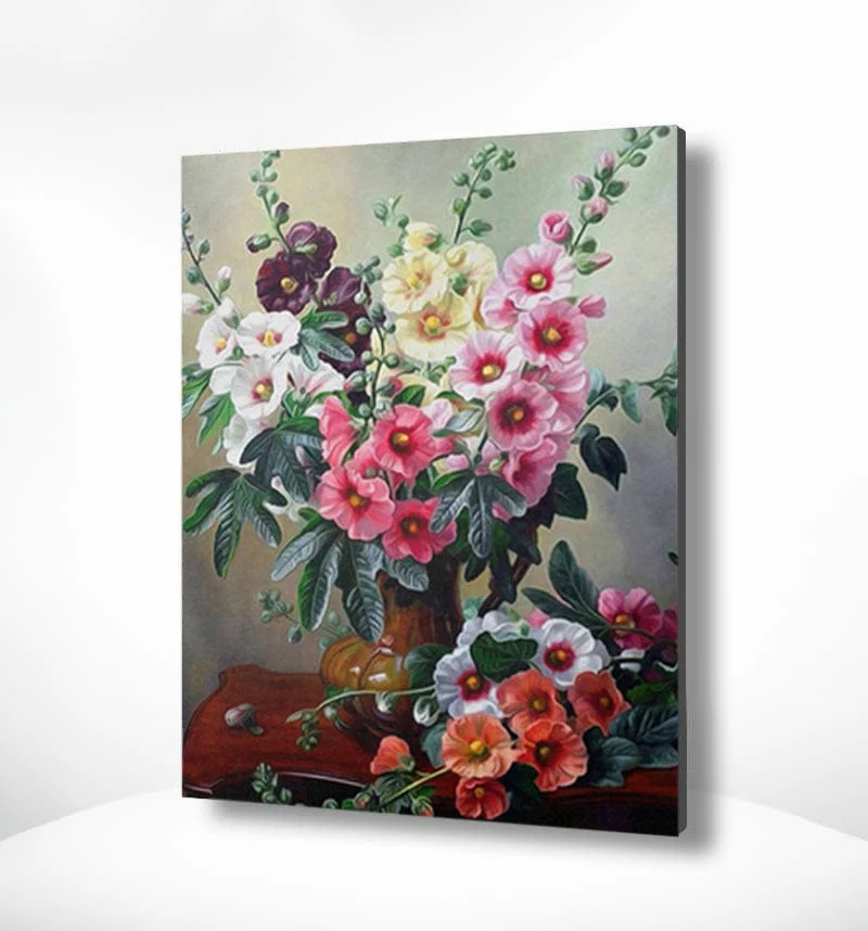 Malen nach Zahlen Bunte Blumen