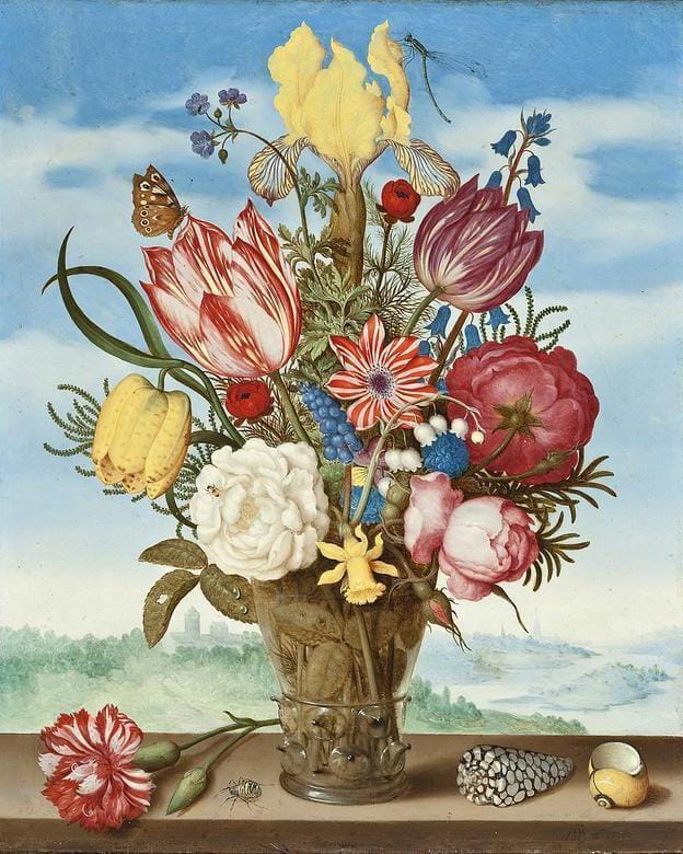 Malen nach Zahlen Bunte Blumen in einer Vase - Image 7