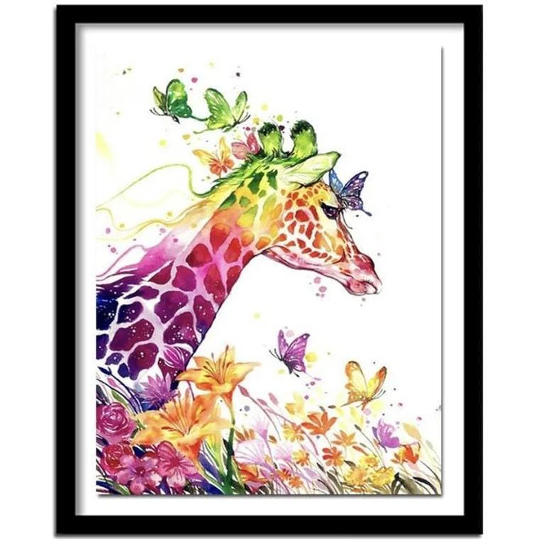 Malen nach Zahlen Bunte Giraffe - Image 9