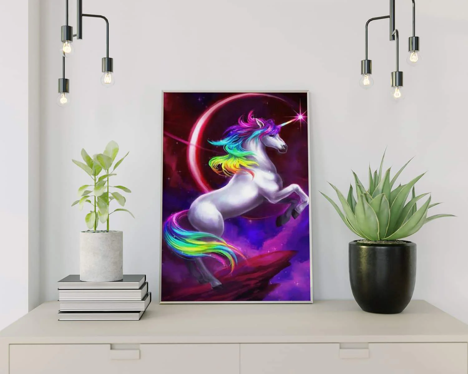 Malen nach Zahlen Buntes Einhorn - Image 2