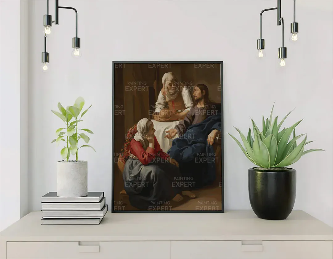 Malen nach Zahlen Christus im Haus von Martha und Maria - Image 3