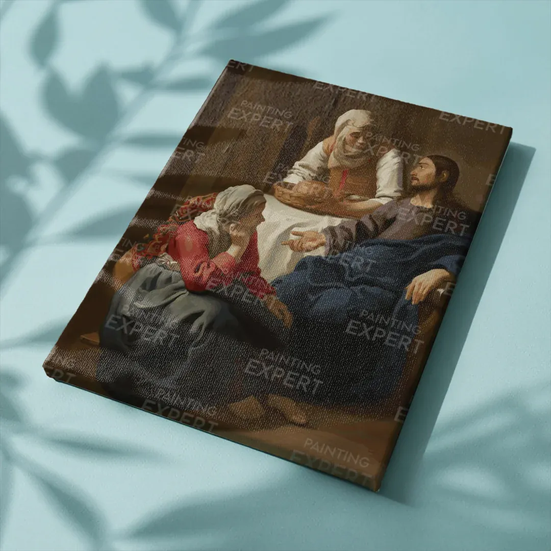 Malen nach Zahlen Christus im Haus von Martha und Maria - Image 4
