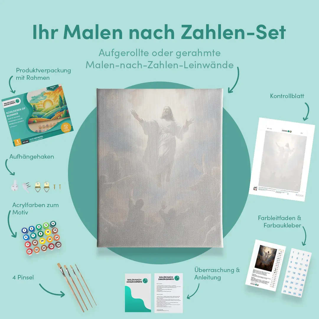 Malen nach Zahlen Der Retter von Oben - Image 5