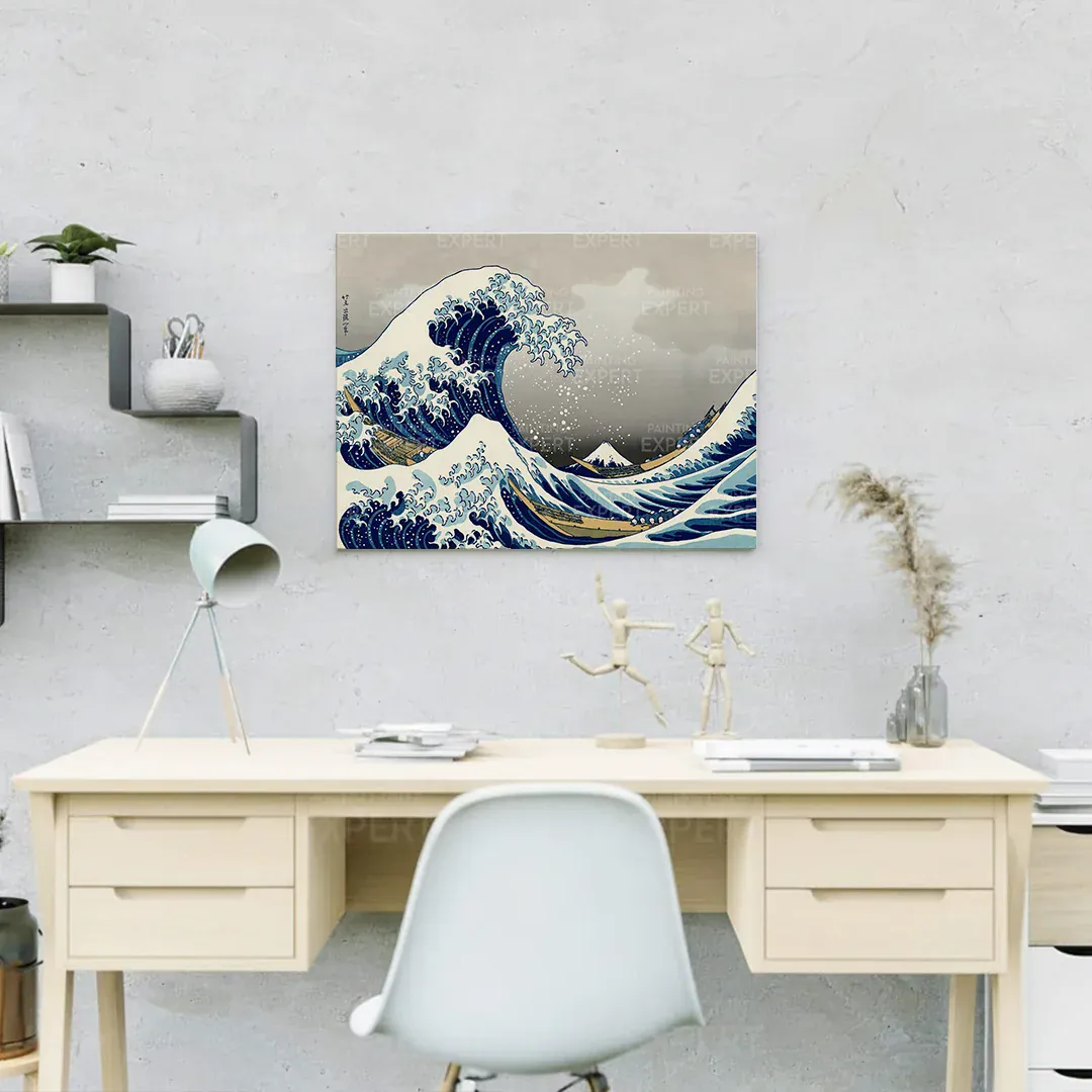 Malen nach Zahlen Die große Welle vor Kanagawa, Hokusai Japan - Image 4