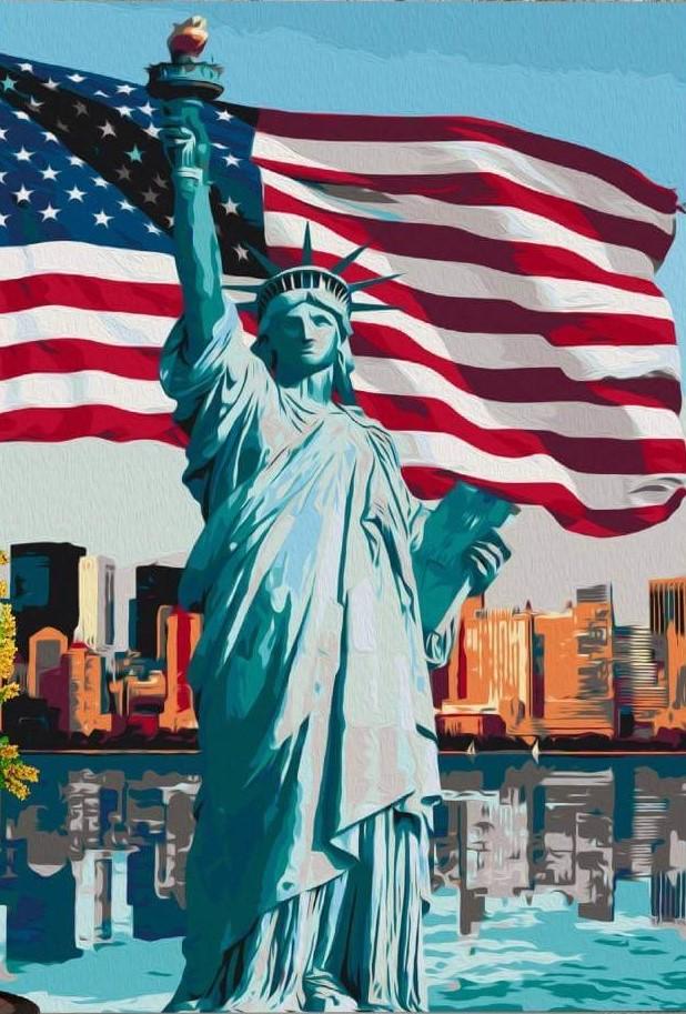 Malen nach Zahlen Freiheitsstatue Amerika - Image 7