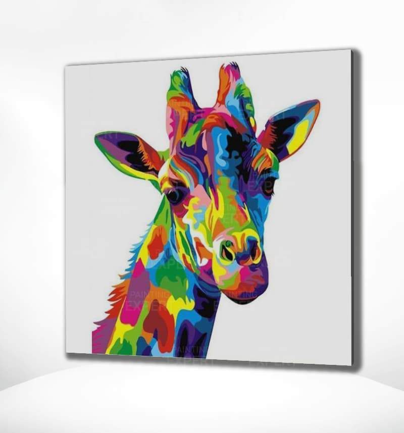 Malen nach Zahlen Giraffe