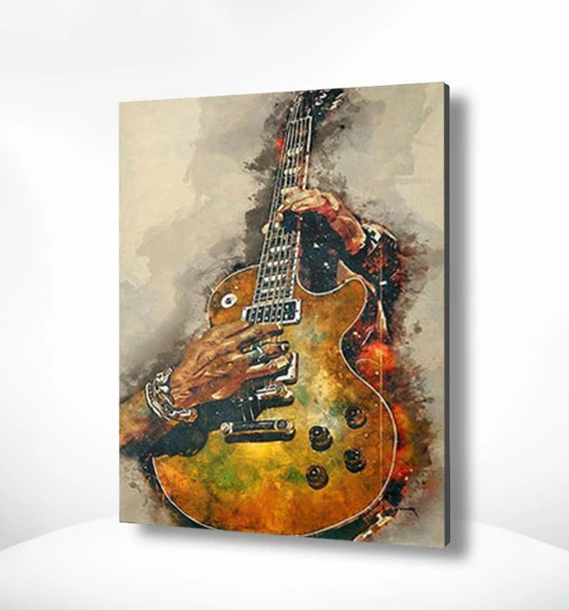 Malen nach Zahlen Gitarre