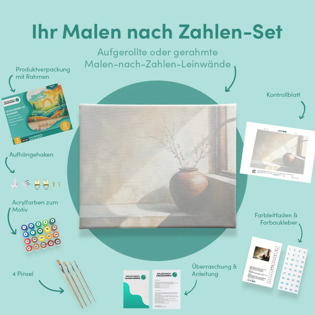 Malen nach Zahlen Knospende Knospen - Image 5