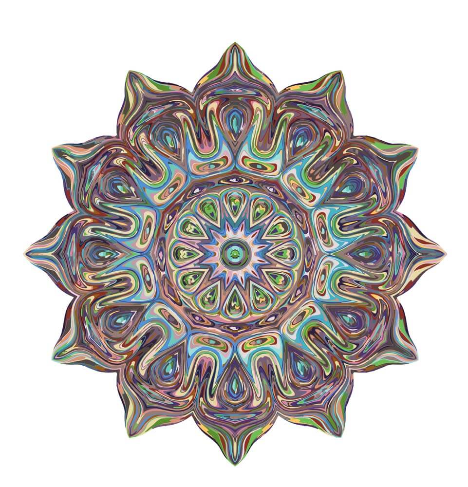 Malen nach Zahlen Mandala mit Farben - Image 9