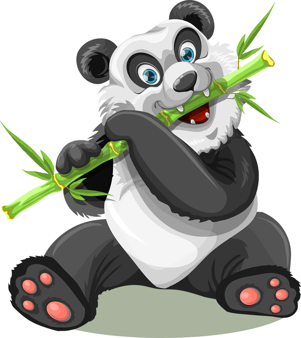 Malen nach Zahlen Panda mit Bambus - Image 7