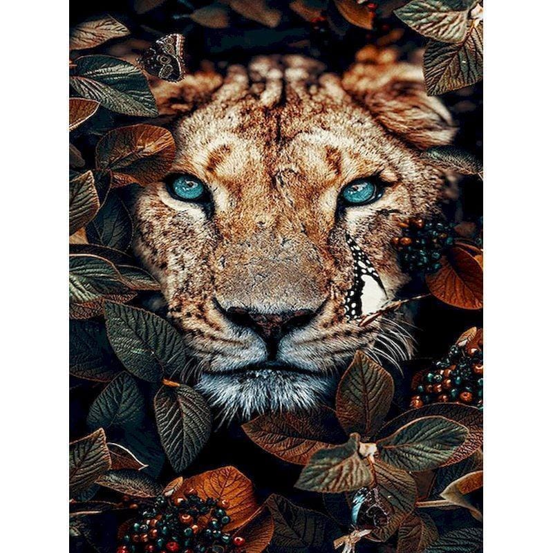 Malen nach Zahlen Porträt eines Tigers - Image 7