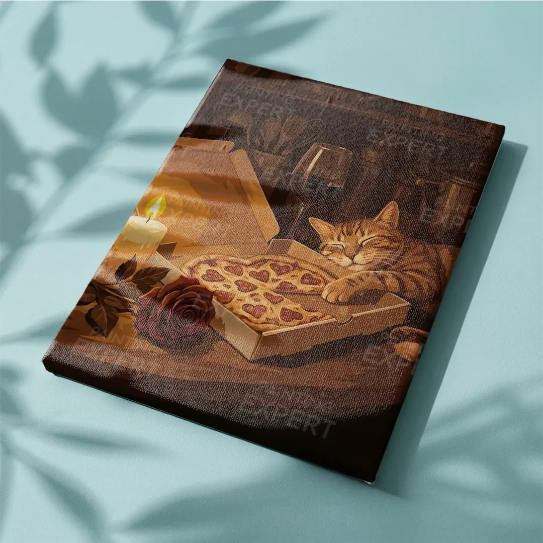 Malen nach Zahlen Purrperoni-Pizza - Image 3