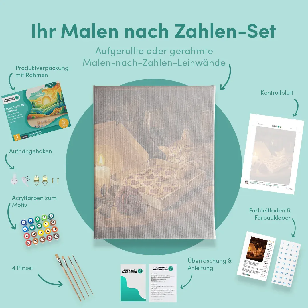 Malen nach Zahlen Purrperoni-Pizza - Image 5