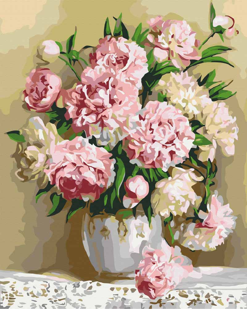 Malen nach Zahlen Roses auf dem Tisch - Image 7