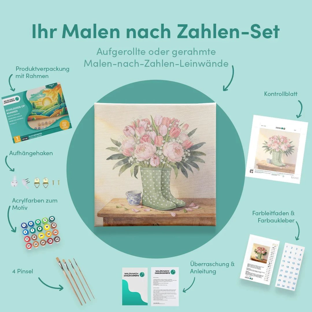 Malen nach Zahlen Stiefel - Image 5