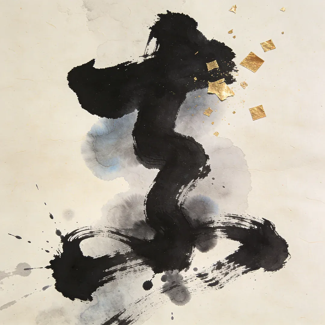 Malen nach Zahlen Tanz aus Tinte Japan - Image 3